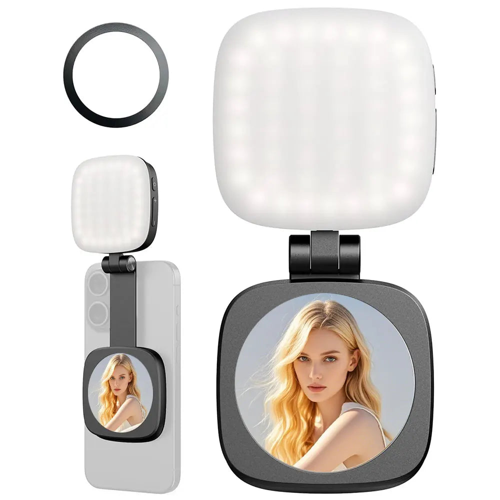 Mini Magnetic LED Light - Multi-Purpose Phone Light for Content Creation, Vlog, Daily Snapshot